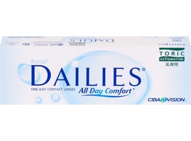 Focus Dailies All Day Comfort Toric 30 - Lentilles de contact