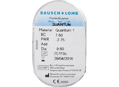 Quantum 1 - Lentilles de contact