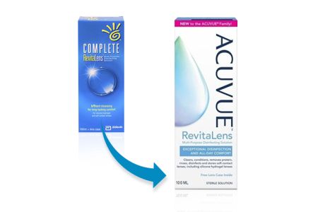 Complete/Acuvue Revitalens flight pack 100ml